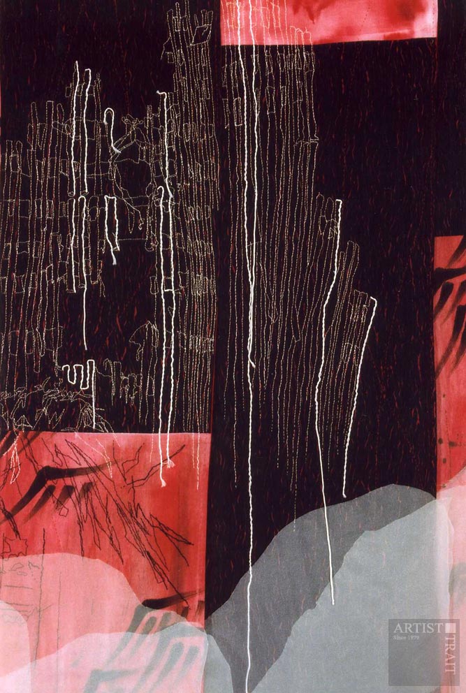 Detail of Ghost Flowers by Sumi Foley Detail of Ghost Flowers by Sumi Foley