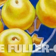 “Pears on Fassbinder Platter – 1″ by Phoebe Fuller-Graham